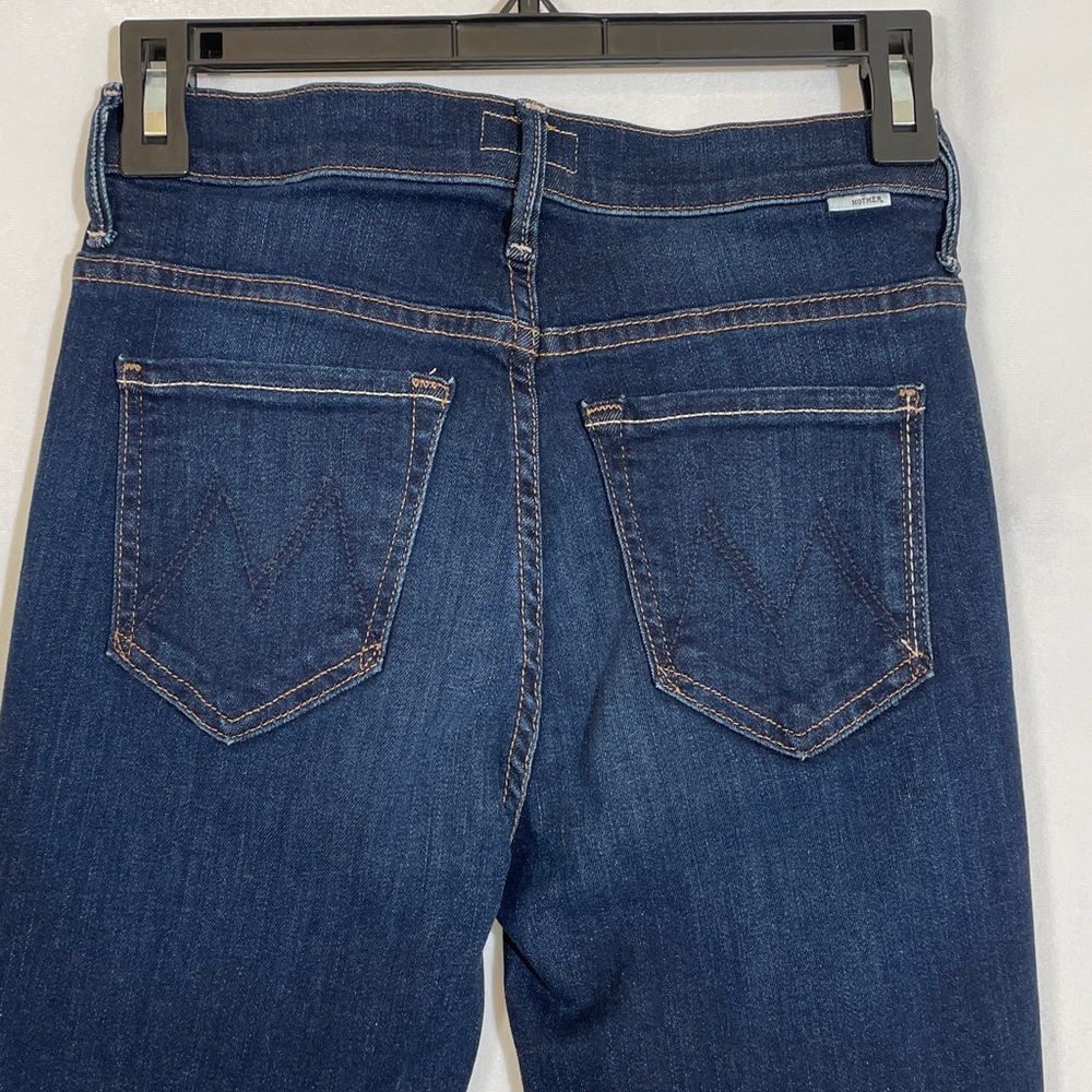 MOTHER JEANS The Insider Crop Step Fray Size 24 Off Limits EUC Like New - Picture 4 of 13